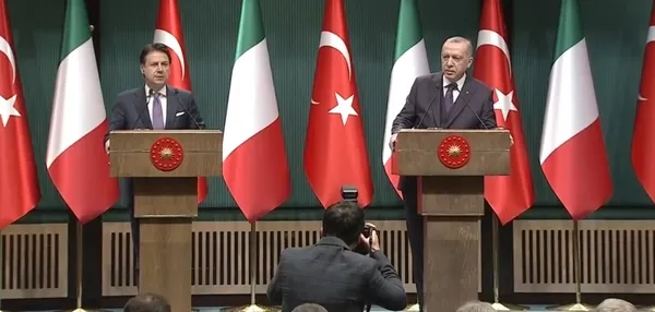 Son dakika: Başkan Erdoğan ile İtalya Başbakanı Giuseppe Conte’den flaş açıklamalar - 1