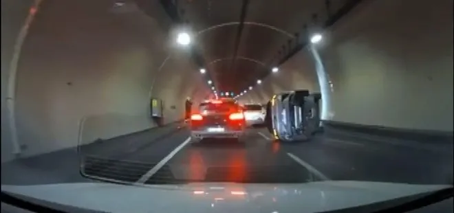 Avrasya Tüneli’nde kaza: Trafiği olumsuz etkiledi