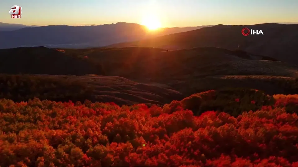 Erzincan’da hazan mevsimi güzelliği
