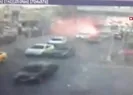 Son dakika: Adanada polis servis aracına bombalı saldırı anı kamerada |Video