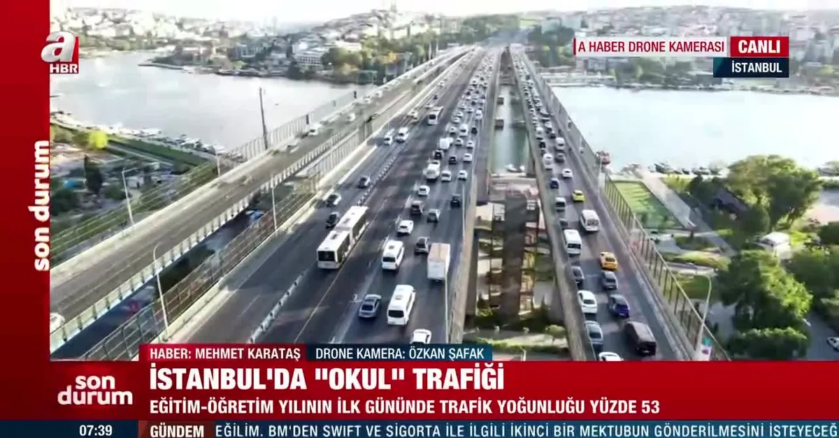 İstanbul'da 'okul' trafiği!