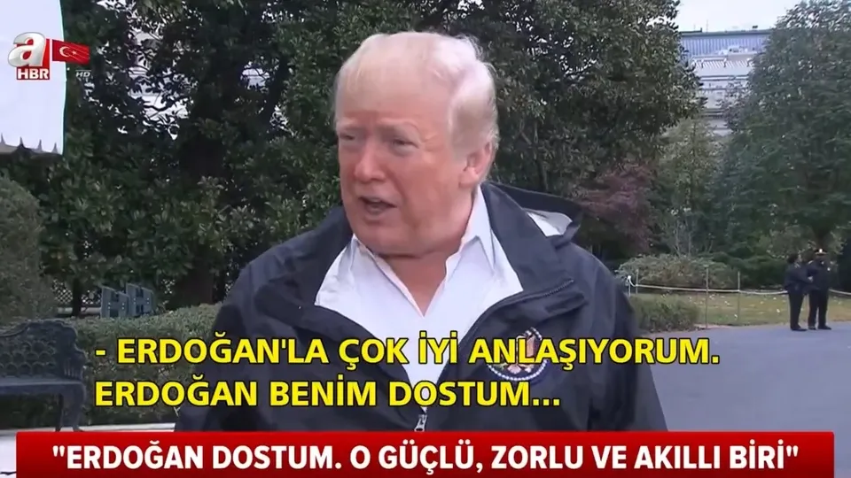 Trump’tan Türkiye ile ilişkilere methiyeler