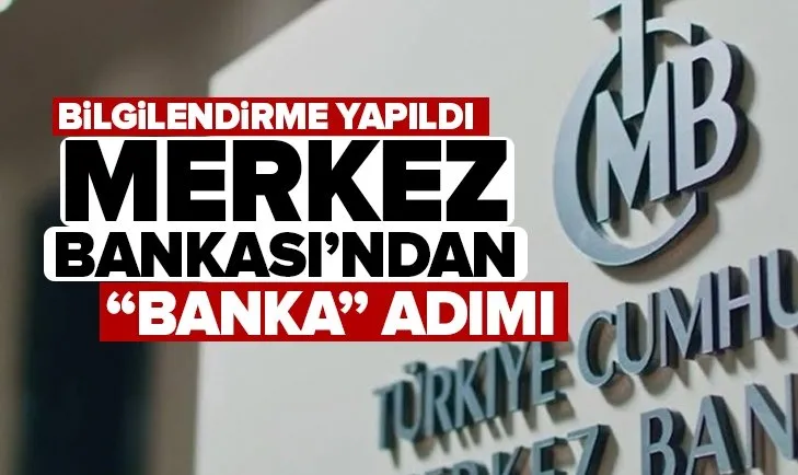 Merkez Bankası’ndan “BANKA” adımı