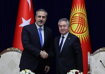 Dışişleri Bakanı Fidan Kırgız mevkidaşı Kulubayev ile görüştü