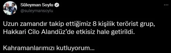 Son dakika: 8 kişilik terörist grup Hakkari'de etkisiz hale getirildi - 1