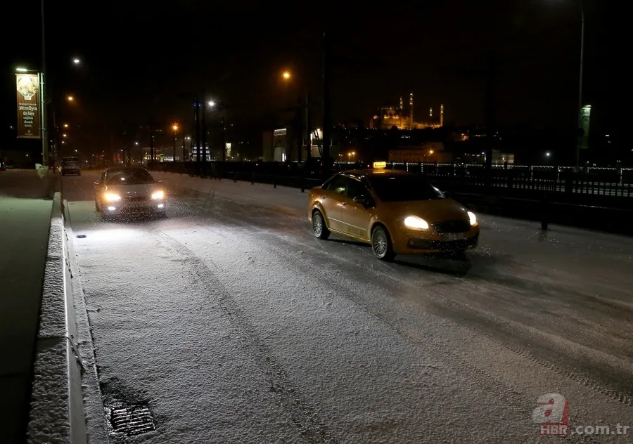 İstanbul beyaza büründü 5
