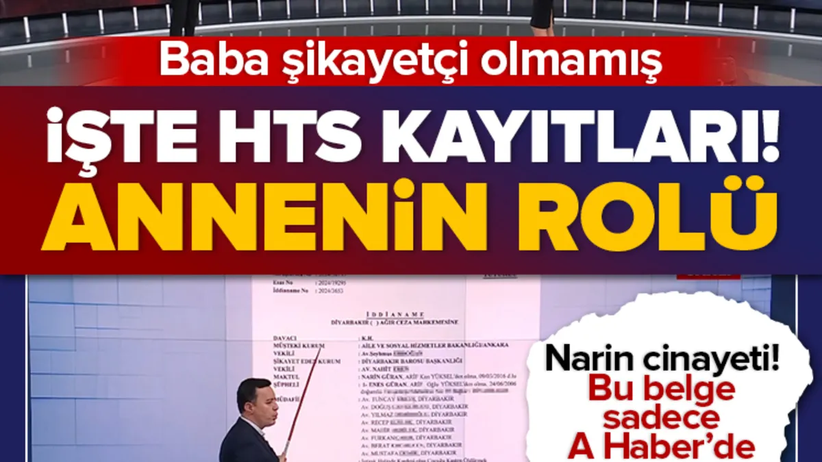 Minik Narin cinayetinde 4 şüpheliye müebbet talebi! Çarpıcı detaylar A Haber'de