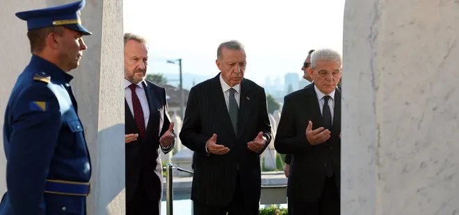 Başkan Erdoğan’dan Aliya İzzetbegoviç’in kabrine ziyaret