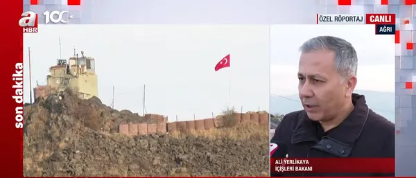 İçişleri Bakanı Ali Yerlikaya A Haber'de: Gece görüşlü elektrooptik kuleler inşa ediyoruz - 1