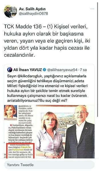Başkan Erdoğan’dan Bizdeki seçmen bilgileri YSK’da yok diyen Kemal Kılıçdaroğlu’na sert tepki: Hayatı yalan! Bu adama bedel ödetmeli