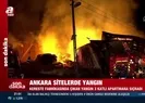 Ankara Sitelerde korkutan yangın