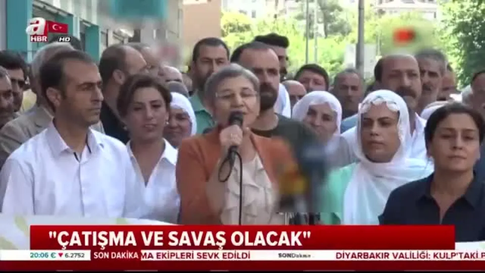 HDP’li vekil Leyla Güven’den küstah sözler! ‘’Çatışma ve savaş olacak’’