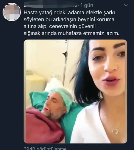 Ameliyat olan babasıyla video paylaşınca linç edildi - 3