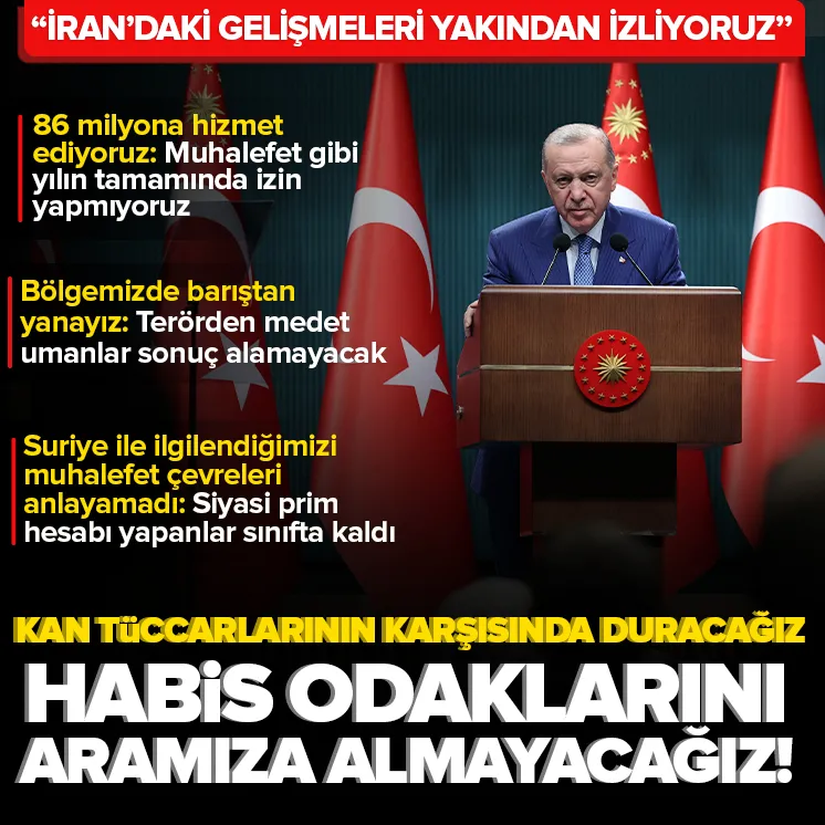 Başkan Erdoğan'dan önemli açıklamalar
