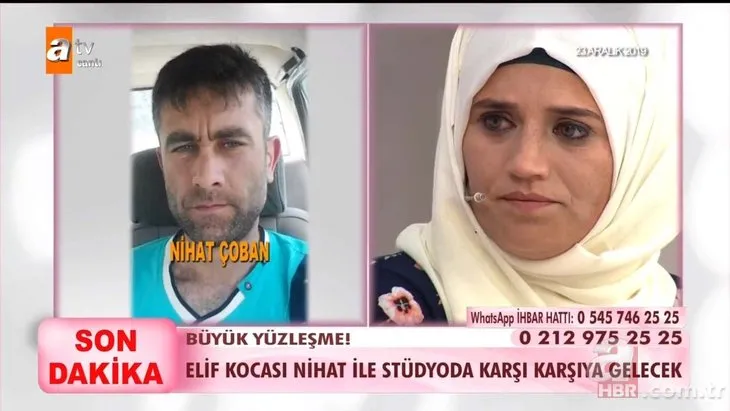 Esra Erol canlı yayınına damga vuran fotoğraflar! Nihat Bey’den Elif Hanım hakkında şok iddia