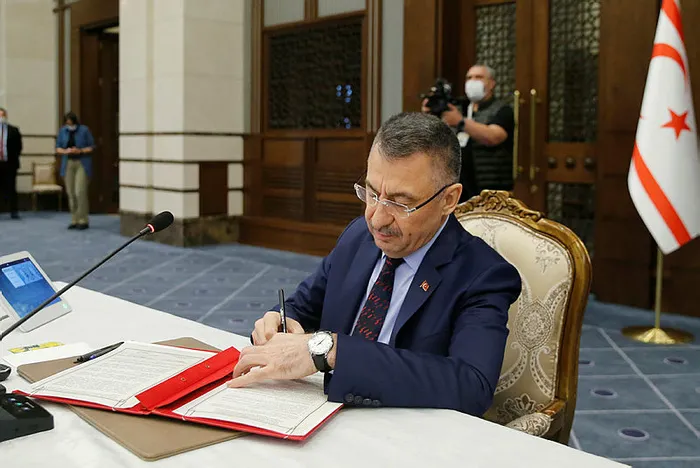 Son dakika: Türkiye ile KKTC arasında önemli anlaşma! Cumhurbaşkanı Yardımcısı Fuat Oktay'dan flaş açıklamalar - 1