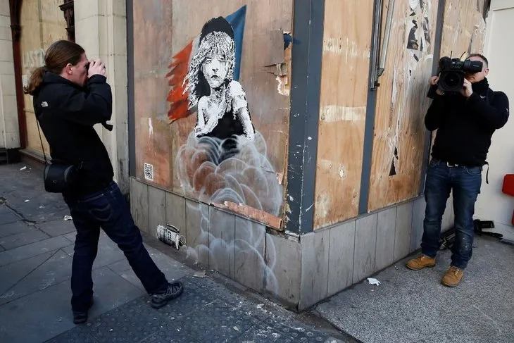 Banksy’nin yeni graffitisi olay oldu