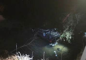 Giresun'da otomobil dereye yuvarlandı: 1 ölü