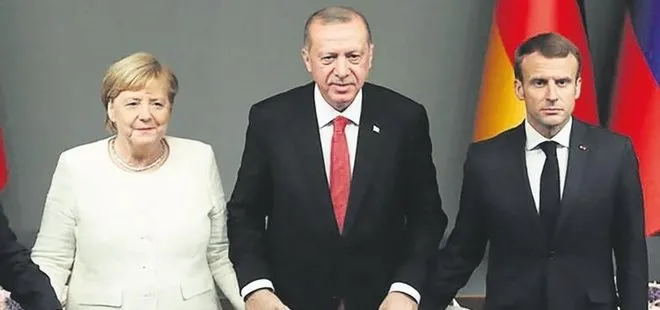 Son dakika: Merkel ve Macron görüşen Başkan Erdoğan’dan İdlib mesajı