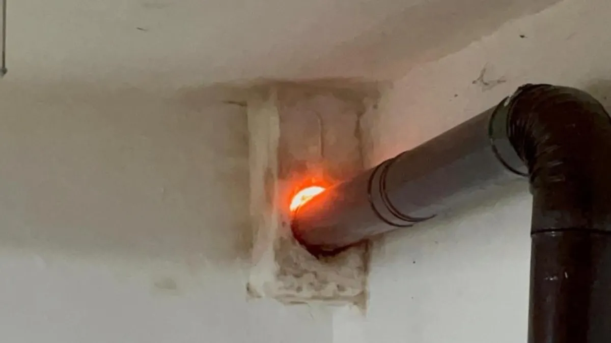 Sinop'ta 4 katlı binada baca yangını! Korku dolu anlar yaşandı