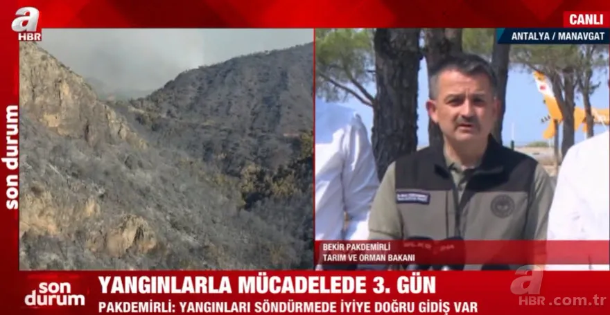 Antalya, Adana, Marmaris, Mersin, Muğla, Osmaniye ve Kayseri'deki orman yangınlarına müdahale ediliyor! Kahreden görüntüler 6