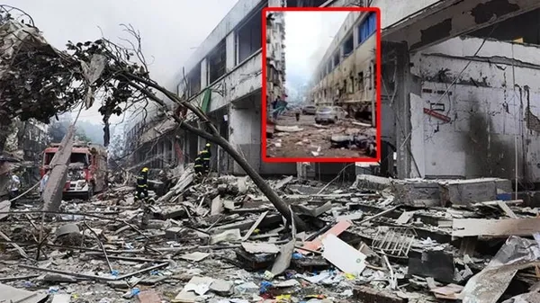 Çin’de korkunç patlama! Evden çıkanlar felaketi yaşadı