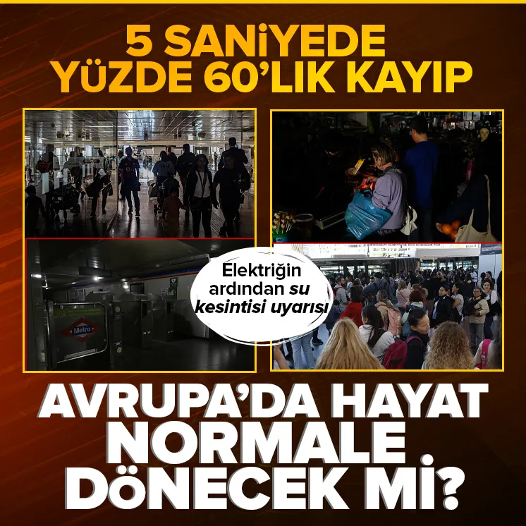 Avrupada kriz: Elektriğin ardından su kesintisi uyarısı