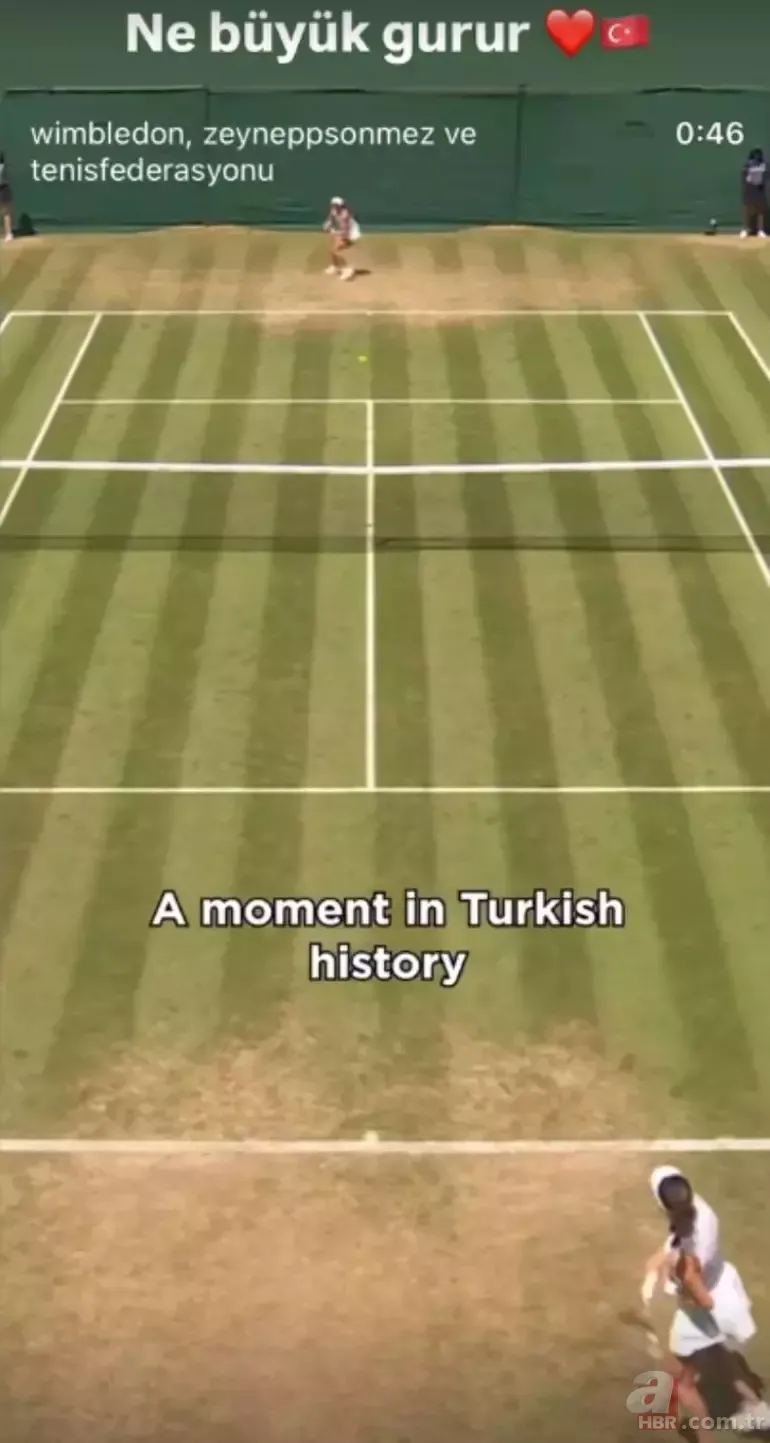 Milli tenisçi Zeynep Sönmez'e ünlülerden tebrik yağdı 8