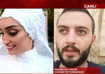 Son dakika: Lübnan'daki patlamada en mutlu anları kabusa döndü! Dünyanın konuştuğu görüntüleri çeken düğün fotoğrafçısı dehşet anlarını A Haber'e anlattı