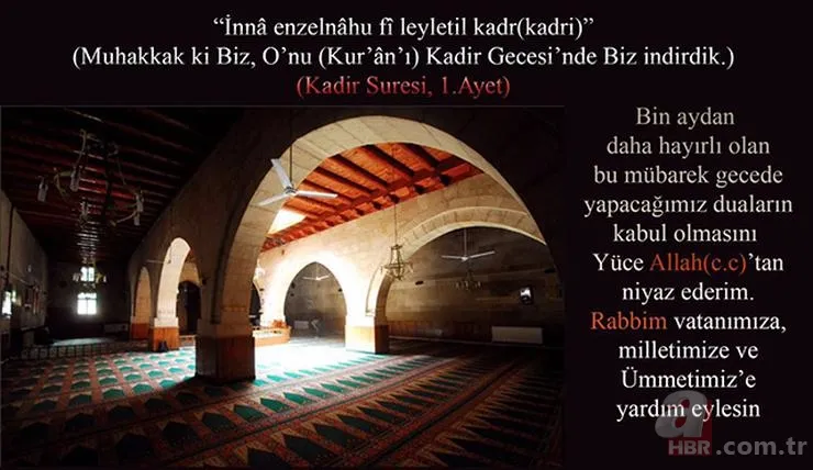 RESİMLİ KADİR GECESİ MESAJLARI: En yeni, farklı, görülmemiş Kadir Gecesi kutlama mesajları... 7