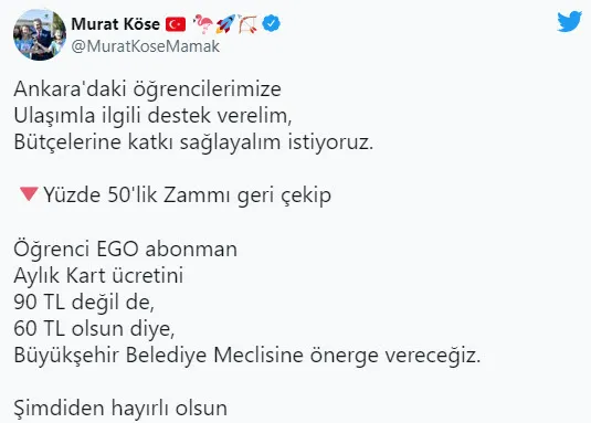 AK Parti İstanbul'dan sonra Ankara'da da ulaşım zamları için harekete geçti! Geri çekilmesi için önerge verilecek - 4