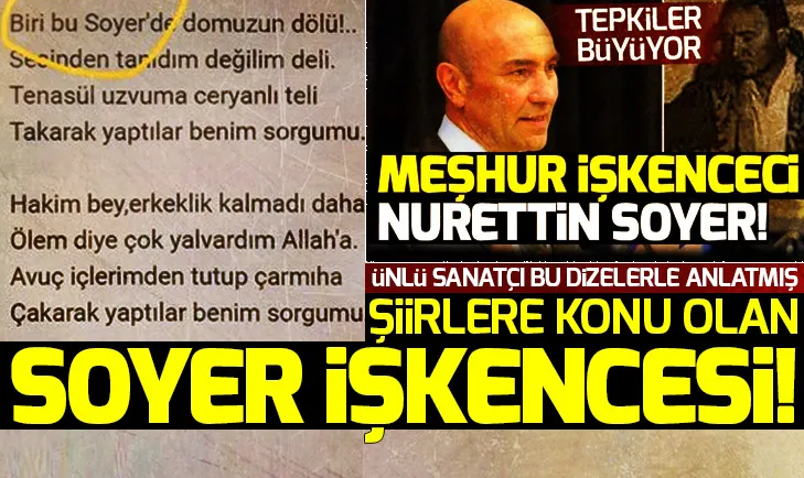 Nurettin Soyer işkencesi şiirlere konu oldu! Ozan Arifin C5 şiirinde Soyer zulmü