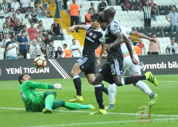Son şampiyon Beşiktaş, Alanyaspor karşısında gol oldu yağdı! 16