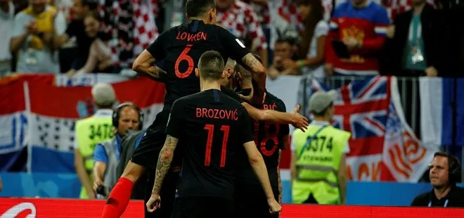 Hırvatistan - İngiltere maç sonucu! Hırvatistan tarih yazdı