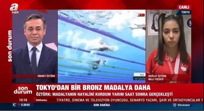 Tokyo’da bronz madalya alan Sevilay Öztürk A Haber’e konuştu: Çok mutluyum