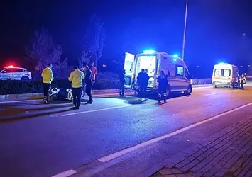 Bursa'da motosiklet kazası! 2 yaralı