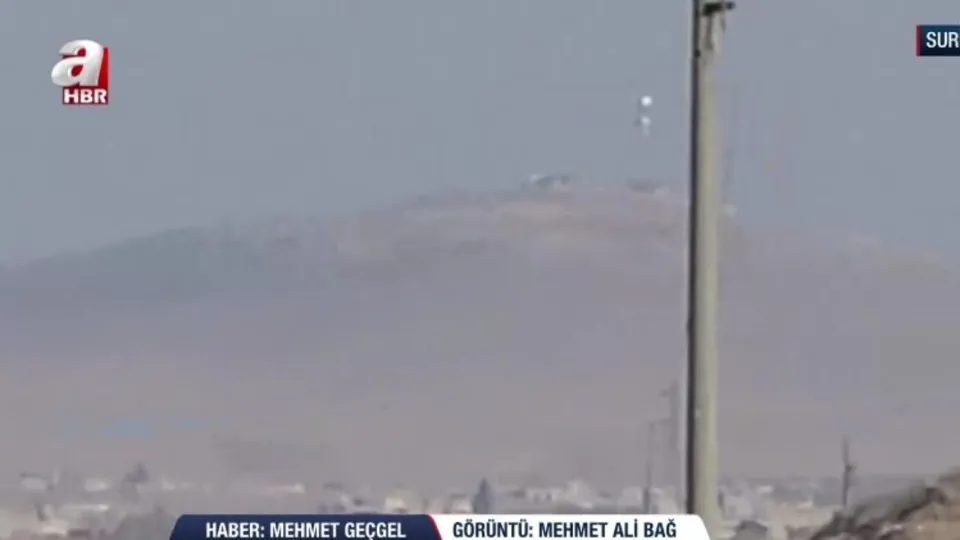 A Haber YPG mevzilerini görüntülüyor