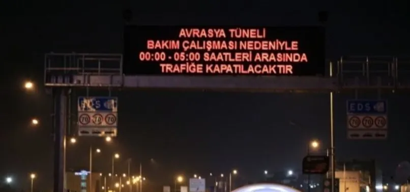Avrasya Tüneli trafiğe açıldı