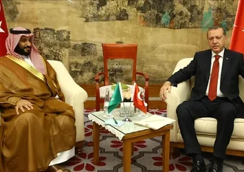 Başkan Erdoğan, Prens Selman ile görüştü