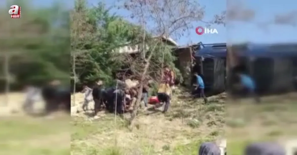 Bilecik'te 2 tır çarpıştı 3 kişi yaralandı