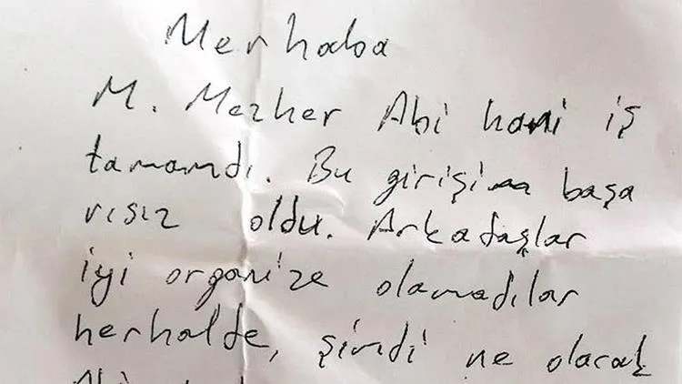 Fetullah Gülen'in yeğenine not: Hani iş tamamdı - 1