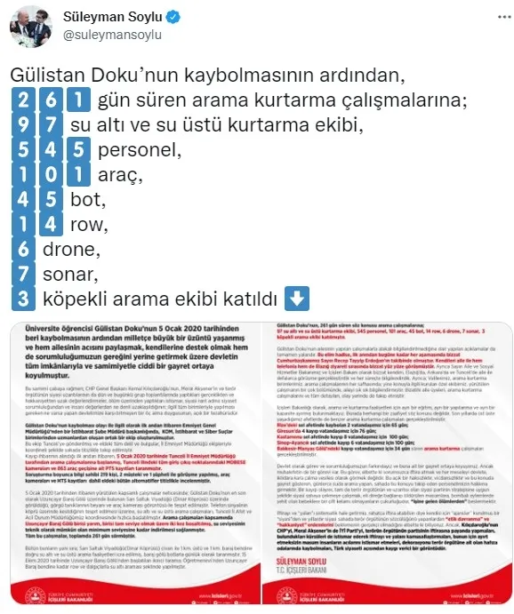 Bakan Süleyman Soylu'dan Kemal Kılıçdaroğlu ve Meral Akşener'e "Gülistan Doku" yanıtı - 8