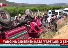Yangına giderken kaza yaptılar: 2 şehit