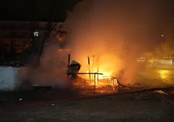 Kırıkkale'de kömür sobası faciası! Alevler paniğe neden oldu