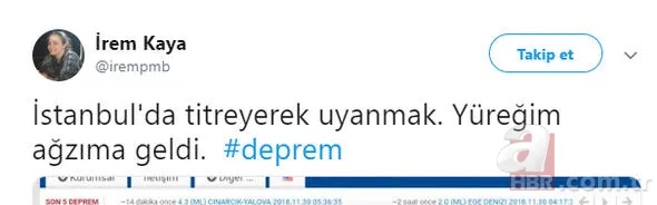 Deprem Twitter'da TT listesine girdi... İşte ilk yorumlar 15