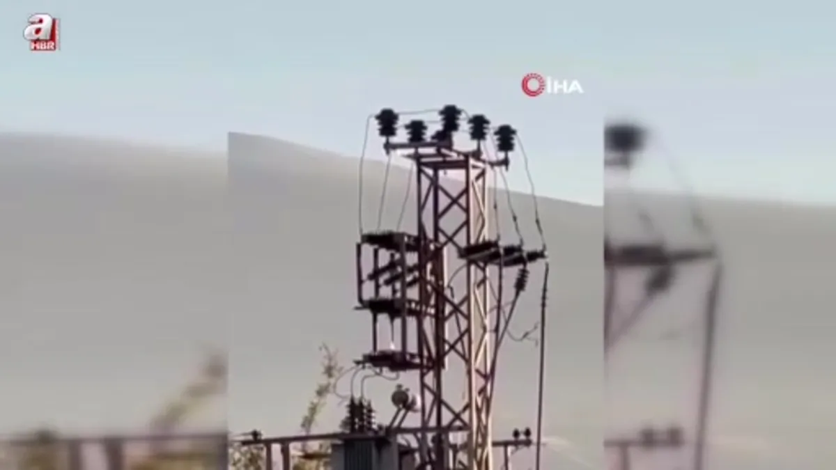 Iğdır'da elektrik trafosunda yangın paniği