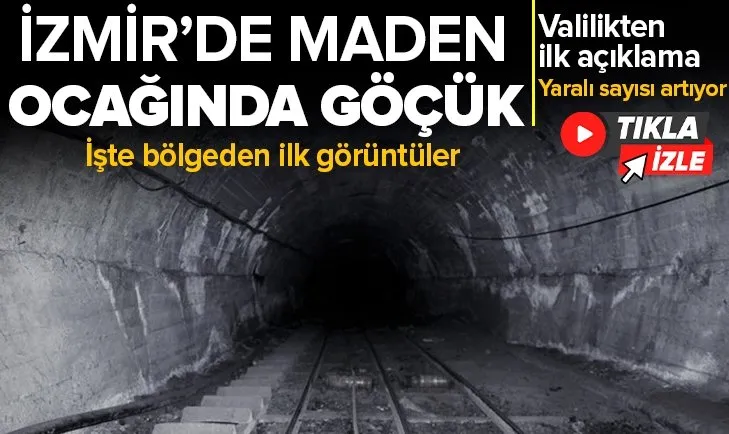 İzmir’de maden ocağında göçük! Çok sayıda kişi göçük altında kaldı! Ekipler olay yerinde...