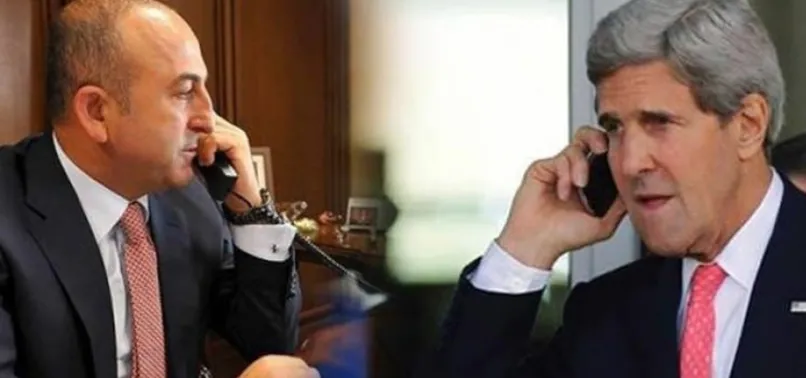 Mevlüt Çavuşoğlu, Kerry ile görüştü