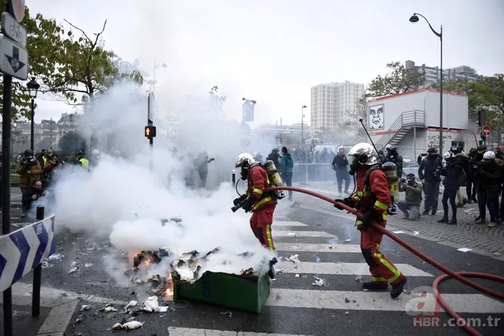 Sarı yelekliler yine sahnede! Paris meydan savaşı