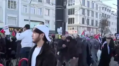 İnsan Hakları Günü’nde Filistin yürüyüşü